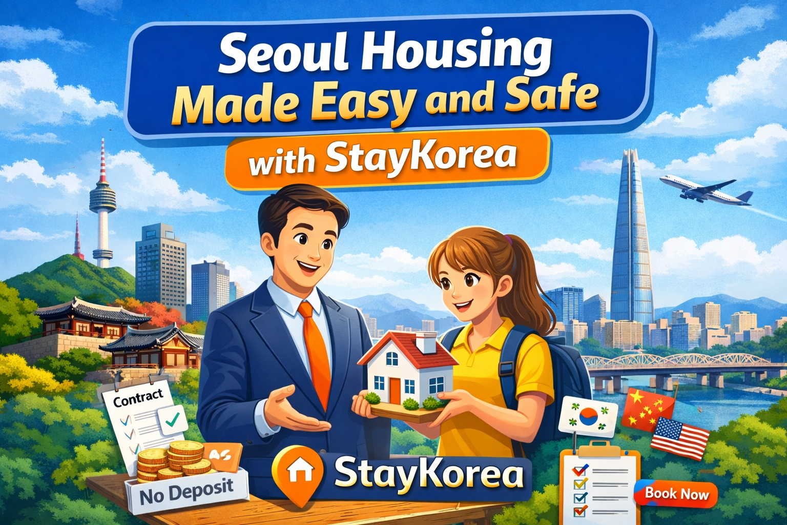 Cazare în Seul, ușoară și sigură cu StayKorea